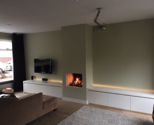 Dimbare LED strips ingefreesd