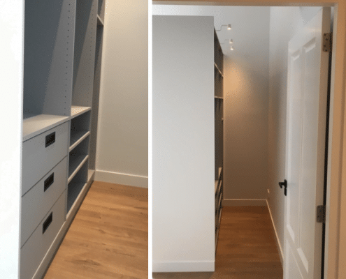 Slaapkamer met inloopkast Slaapkamer met inloopkast