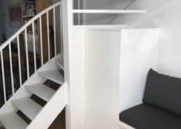 Open trap in woonruimte