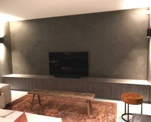 Vijf meter brede TV-kast