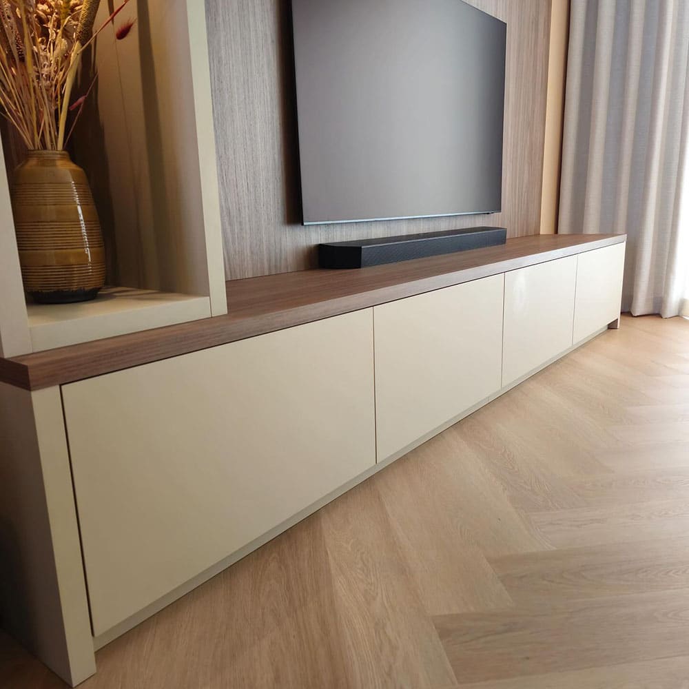 tv meubel licht beige luxe meubel maatwerk tv meubel licht beige luxe meubel maatwerk